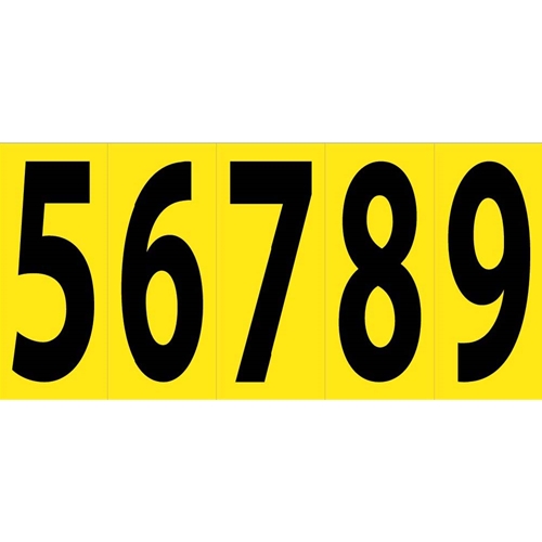 Click here to view larger image Self-Adhesive Numbers 4" 5-9 (NPS17)