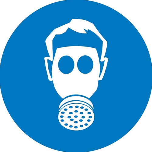 Wear Respiratory Protection Iso Label (ISO207AP)