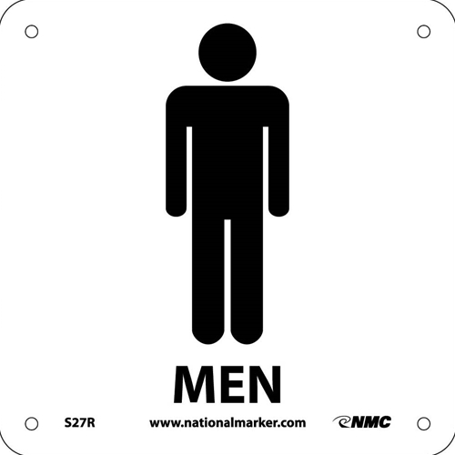 Click here to view larger image Men Sign (S27R)