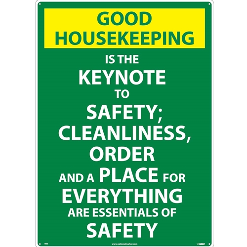 Click here to view larger image Good Housekeeping Principles Sign (WS3)