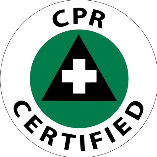 Cpr Certified Hard Hat Emblem (HH88R)