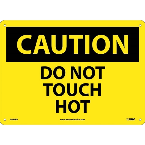 Caution Do Not Touch Hot Sign (C465AB)