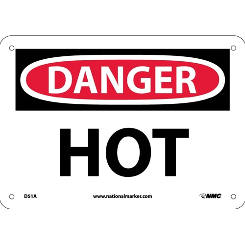 Danger Hot Sign (D51A)