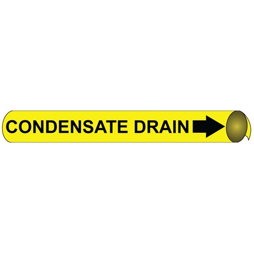 Condensate Drain Precoiled/Strap-On Pipe Marker (B4025)