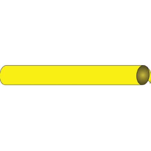 Blank Yellow Precoiled/Strap-On Pipe Marker (B6002)