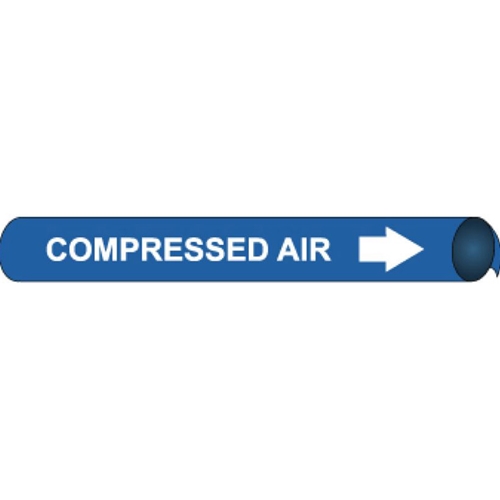 Click here to view larger image Compressed Air Precoiled/Strap-On Pipe Marker (D4022)