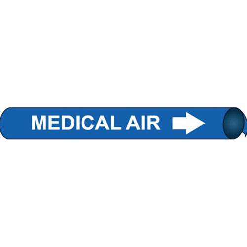 Medical Air Precoiled/Strap-On Pipe Marker (G4071)