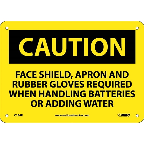 Caution Ppe Safety Sign (C154R)