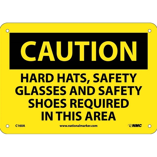 Click here to view larger image Caution Multi Protection Required Safety Sign (C160A)