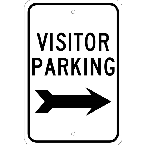 Click here to view larger image Visitor Parking Sign (TM8J)