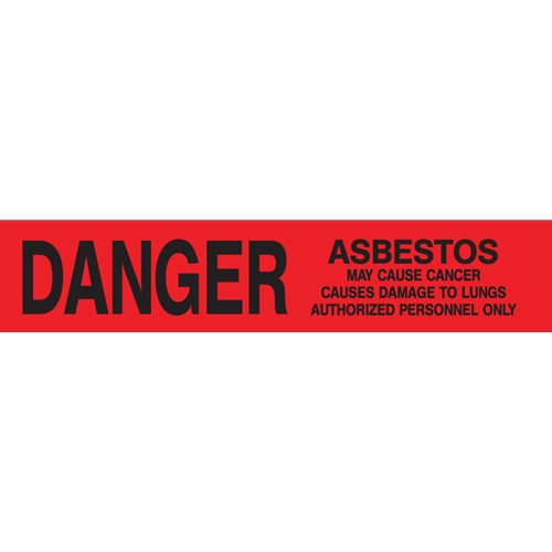 Danger Asbestos Printed Barricade Tape (PT30)