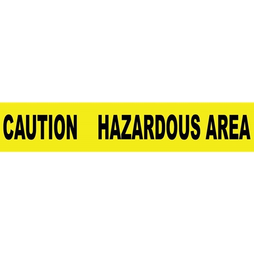 Caution Hazardous Area Printed Barricade Tape (PT32)