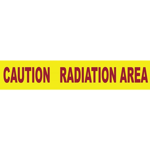 Caution Radiation Area Printed Barricade Tape (PT41)