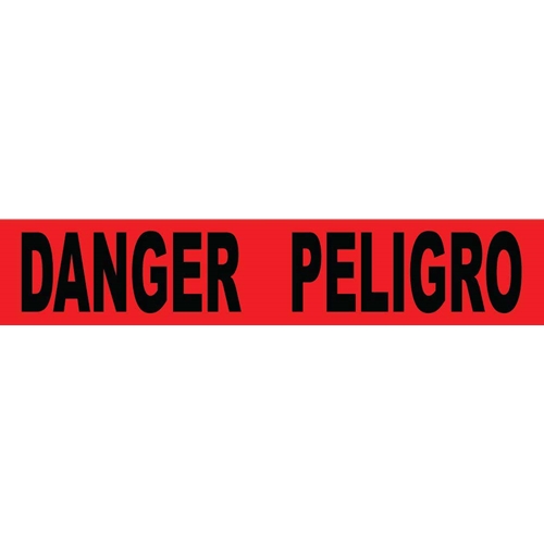 Click here to view larger image Danger Spanish Printed Barricade Tape (PT54)