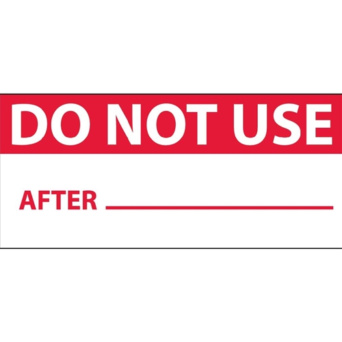 Do Not Use After Label (INL4)